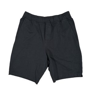 Lululemon Connector 9" Black Terry Sweat Shorts Mens Large